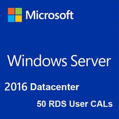 Microsoft Windows Server 2016 Datacenter 50 RDS User CAL