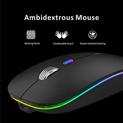 Rechargeable LED Wireless Slim Mouse