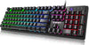 Rainbow LED Backlit Keyboard for Desktop, Computer, PC