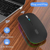 Rechargeable LED Wireless Slim Mouse