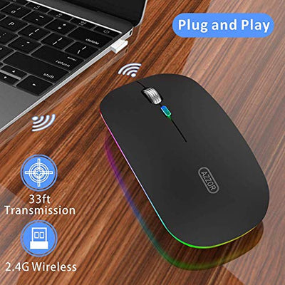 Rechargeable LED Wireless Slim Mouse