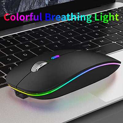 Rechargeable LED Wireless Slim Mouse