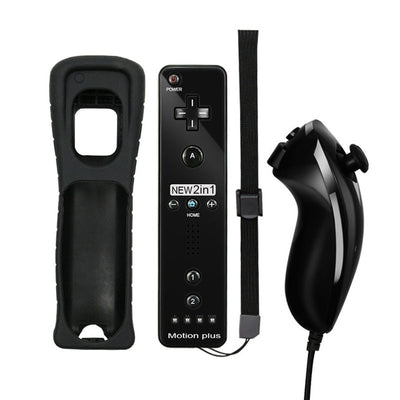 Nintendo Wii Wireless Remote Controller Joystick Built-in Motion Plus Gamepad