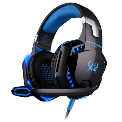 Over-ear Gaming Headphones with Microphone Deep Bass Stereo Sound High Quality