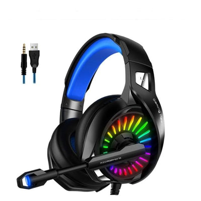 BENTOBEN 7.1 Surround Sound Wired USB Gaming Headset with Breathing RGB Light