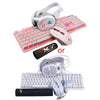 4Pcs/Set Illuminated Wired USB Keyboard + Gaming Mouse + Mouse Pad + Backlight Headset