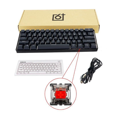 Gateron Mechanical Keyboard USB Wired LED Backlit Axis Gaming Keyboard