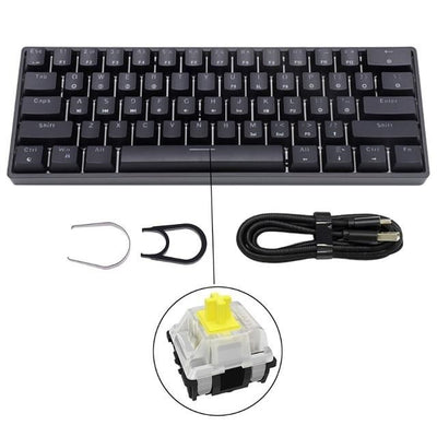 Gateron Mechanical Keyboard USB Wired LED Backlit Axis Gaming Keyboard