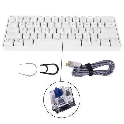 Gateron Mechanical Keyboard USB Wired LED Backlit Axis Gaming Keyboard
