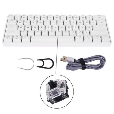 Gateron Mechanical Keyboard USB Wired LED Backlit Axis Gaming Keyboard