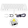 Gateron Mechanical Keyboard USB Wired LED Backlit Axis Gaming Keyboard