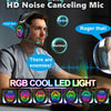 7.1 Bass Stereo RGB Gaming Headphones with Microphone For PS4 PlayStation 5