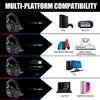 7.1 Bass Stereo RGB Gaming Headphones with Microphone For PS4 PlayStation 5