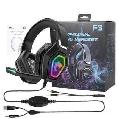 7.1 Bass Stereo RGB Gaming Headphones with Microphone For PS4 PlayStation 5