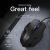 6 Buttons Professional LED USB Wired Gaming Optical Mouse Adjustable 2400DPI
