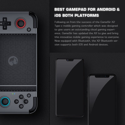 GameSir X2 Wireless Bluetooth Mobile Gamepad Game Controller for Android and iOS
